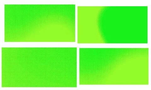 Bright green yellow vector retro comic dotted backgrounds design. Pop art bac Illustrazione stock