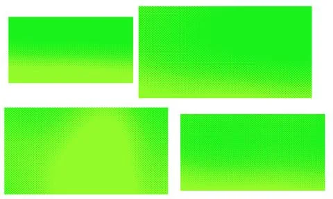 Bright green yellow vector retro comic dotted backgrounds design. Pop art bac Illustrazione stock