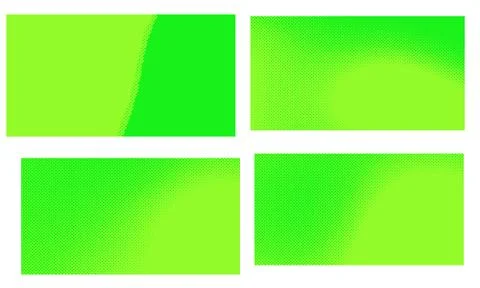 Bright green yellow vector retro comic dotted backgrounds design. Pop art bac 스톡 일러스트