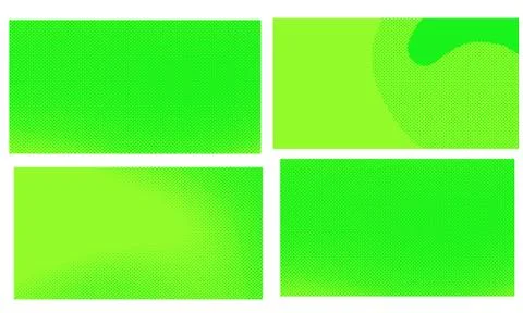 Bright green yellow vector retro comic dotted backgrounds design. Pop art bac Illustrazione stock