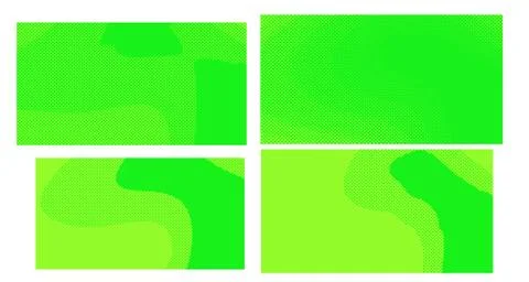 Bright green yellow vector retro comic dotted backgrounds design. Pop art bac 스톡 일러스트