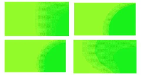 Bright green yellow vector retro comic dotted backgrounds design. Pop art bac Illustrazione stock