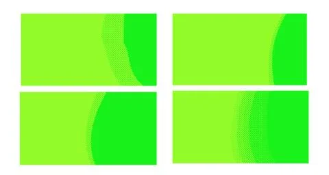 Bright green yellow vector retro comic dotted backgrounds design. Pop art bac 스톡 일러스트