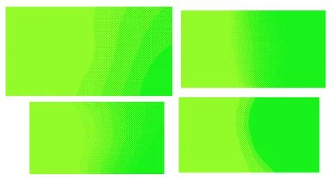 Bright green yellow vector retro comic dotted backgrounds design. Pop art bac Stock Illustration