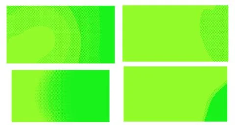 Bright green yellow vector retro comic dotted backgrounds design. Pop art bac 스톡 일러스트