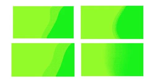 Bright green yellow vector retro comic dotted backgrounds design. Pop art bac Illustrazione stock