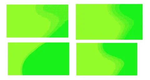 Bright green yellow vector retro comic dotted backgrounds design. Pop art bac 库存插图