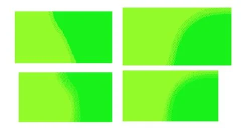 Bright green yellow vector retro comic dotted backgrounds design. Pop art bac Illustrazione stock