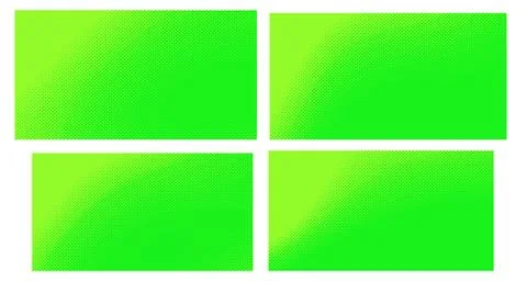 Bright green yellow vector retro comic dotted backgrounds design. Pop art bac Illustrazione stock