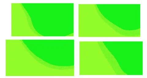 Bright green yellow vector retro comic dotted backgrounds design. Pop art bac Illustrazione stock