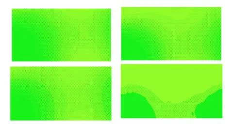 Bright green yellow vector retro comic dotted backgrounds design. Pop art bac 库存插图