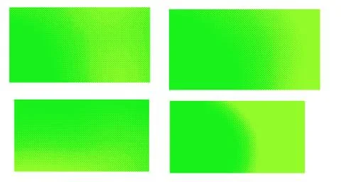 Bright green yellow vector retro comic dotted backgrounds design. Pop art bac Illustrazione stock