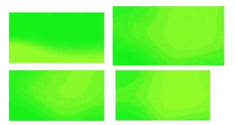 Bright green yellow vector retro comic dotted backgrounds design. Pop art bac Stock Illustration