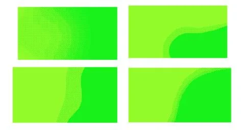 Bright green yellow vector retro comic dotted backgrounds design. Pop art bac Illustrazione stock