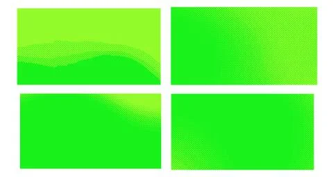 Bright green yellow vector retro comic dotted backgrounds design. Pop art bac Illustrazione stock