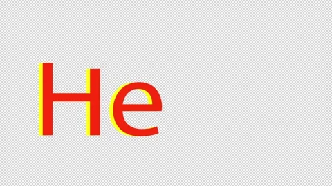 Bright greeting "Hello! Greeting animation. Cartoon Stock Footage 332389071