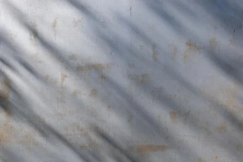 Bright grey metal surface with rust Stock Photos