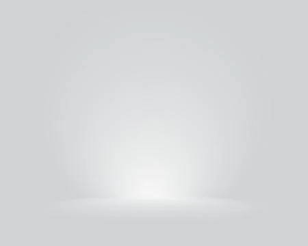 Bright grey studio room gradient background wall. Vector. Stock Illustration