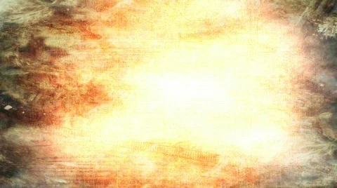Bright grunge clouds with corner ornament - digital animation Vidéo 308542