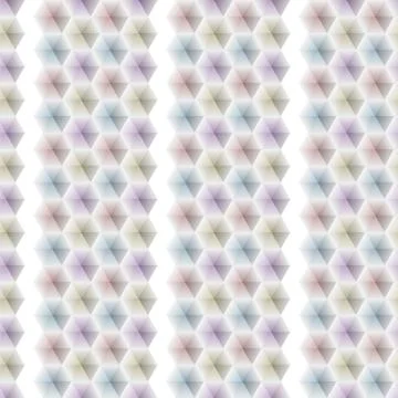 Bright hexagonal pattern of triangular gradient dies Stock Illustration