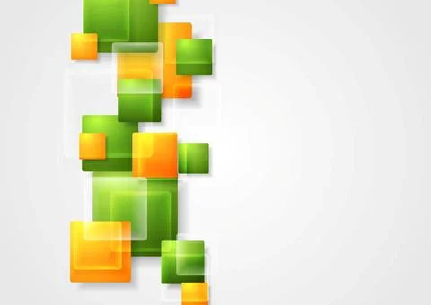 Bright hi-tech squares background Bright hi-tech squares background. Vecto... Foto stock