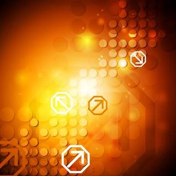 Bright hi-tech vector background Abstract technology elegant background. V... 库存照片
