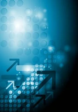Bright hi-tech vector background Abstract technology elegant background. V... Stock Photos