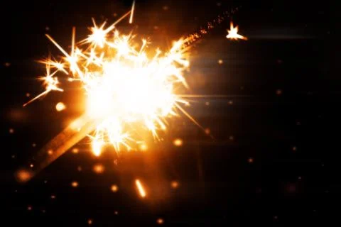 Bright holiday sparkler Иллюстрация