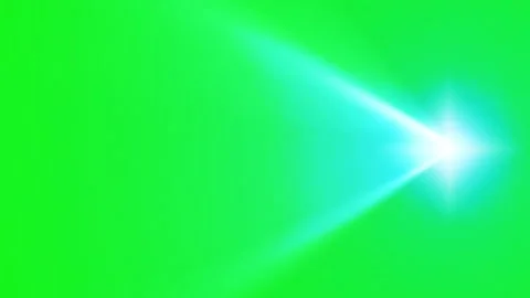 Bright hologram effect from the side of the green screen composition Video stock 314678471