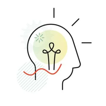Bright Idea - Eureka Moment Icon Stock Illustration