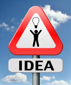 Bright idea Stock Illustration