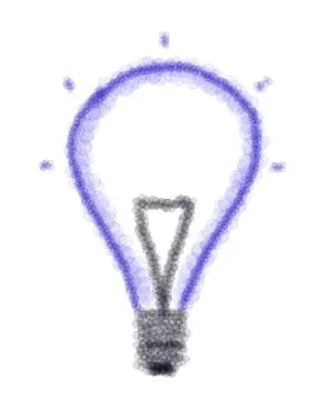 Bright idea Illustrazione stock