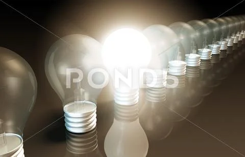 Bright idea Stock Illustration