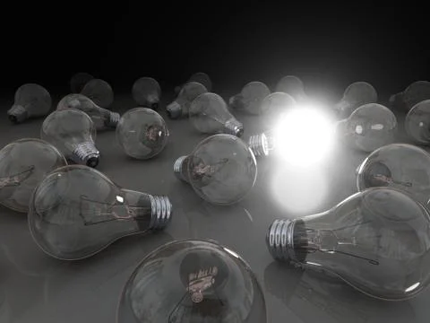 Bright idea Stock Illustration