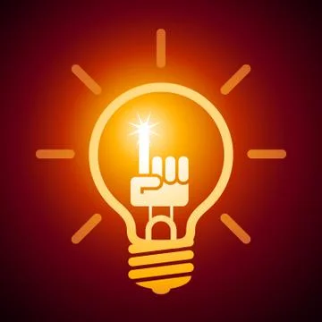 Bright idea Stock-Illustration