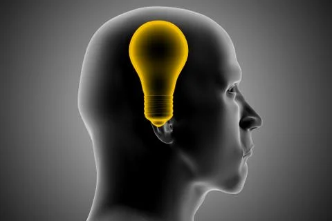 Bright idea Illustrazione stock