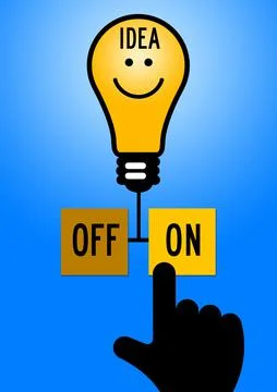 Bright idea Stock Illustration