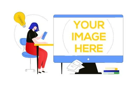 Bright idea - modern flat design style illustration Stock Illustration