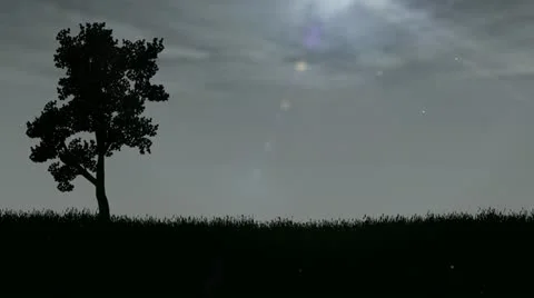 Bright iights in the sky Stock Footage 11849674