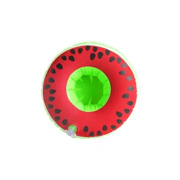 Bright inflatable ring isolated on white background. Stock Photos