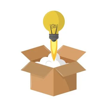 Bright innovation development Stock Illustration