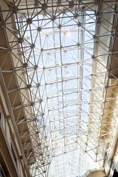 Bright interior ceilings Stock Photos