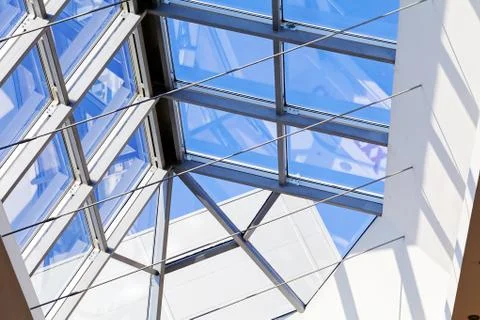 Bright interior ceilings Stock Photos