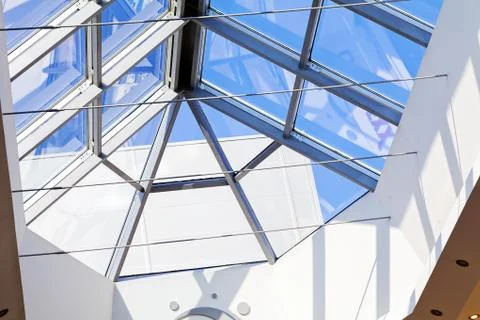 Bright interior ceilings Stock Photos