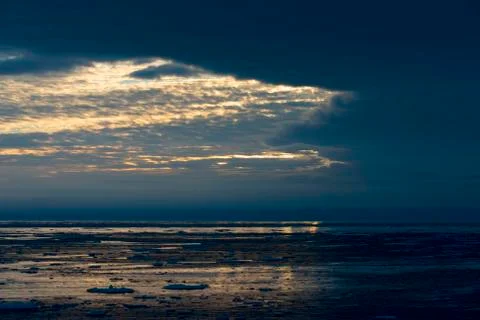 Bright interval over the pack Stock Photos