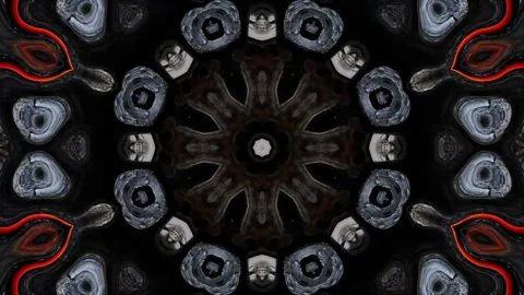 Bright kaleidoscope background 04 Video stock 240719625