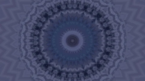 Bright kaleidoscope circular pattern of brightly colored flowers Stock Footage 126259210