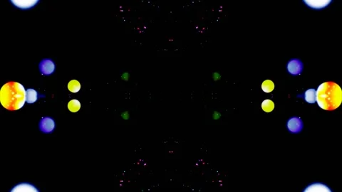 Bright Kaleidoscope 库存影片 193370327