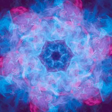 Bright kaleidoscope pattern 스톡 사진