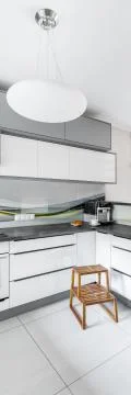 Bright kitchen interior Foto stock